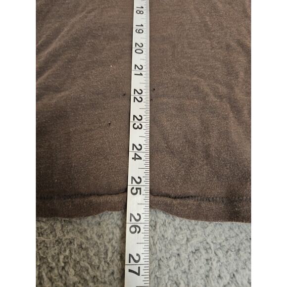 Johnny Cash Show T Shirt MEDIUM Brown Distressed - Picture 6 of 10